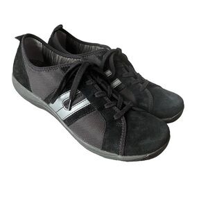 Dansko Heidi Black Suede Sneakers Women’s Size 9.5 (40)